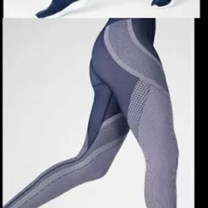 Fabletics High-Waisted Seamless Turbo Leggings in Purple